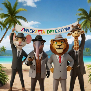 Cover: Audiobajki - Zwierzęta Detektywi - dla ciekawych i odważnych dzieci.