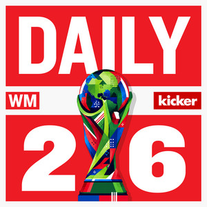 Cover: kicker WM-Daily - Dein täglicher WM-Wecker