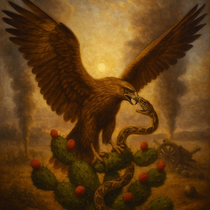 Cover: A la Sombra del Águila, con Tlatoani Cuauhtémoc