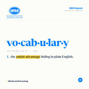 Cover: IMS Gujarat Vocabulary Podcast